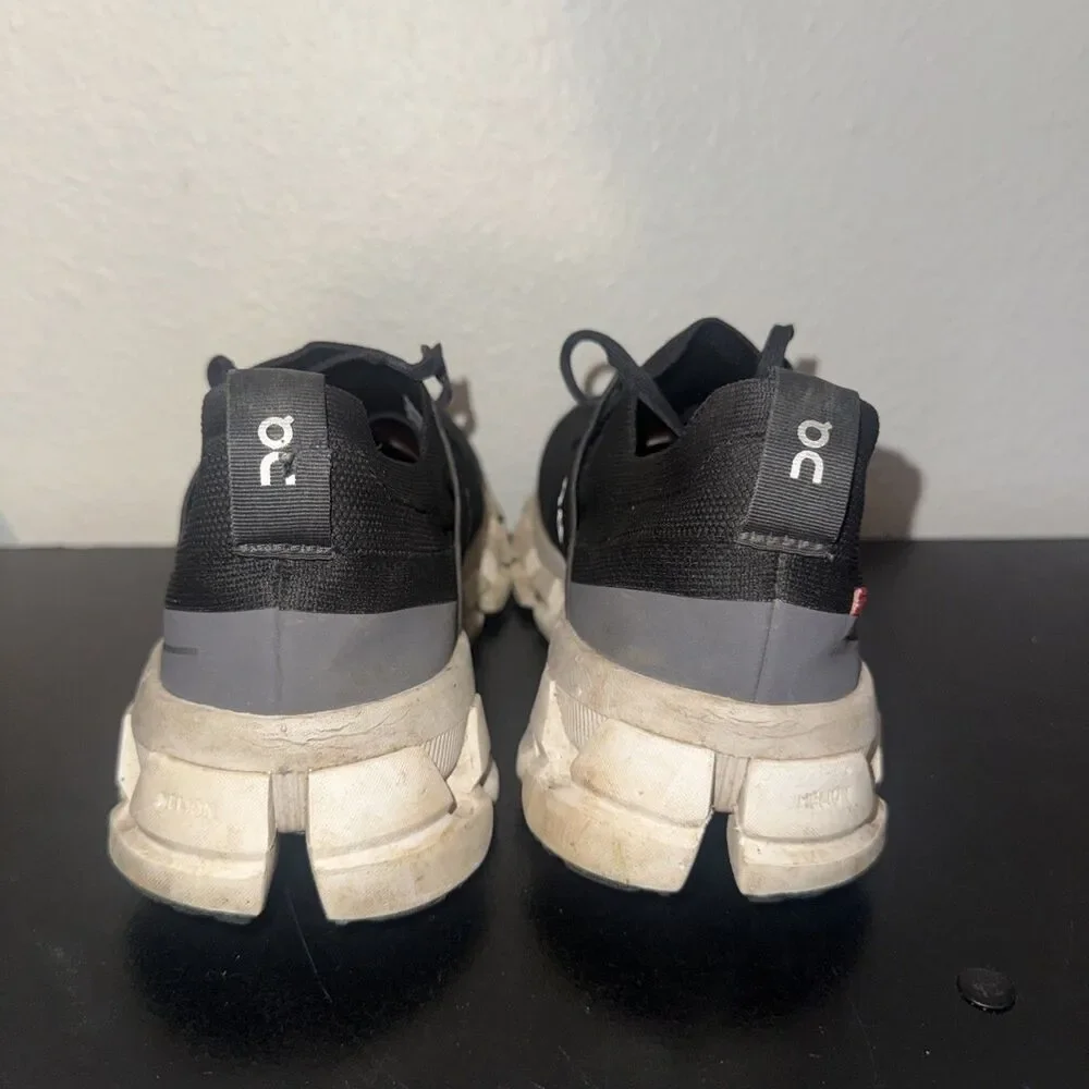 On Cloudswift 3 Womens Size 7.5 Black White Athletic Running Shoes Sneakers